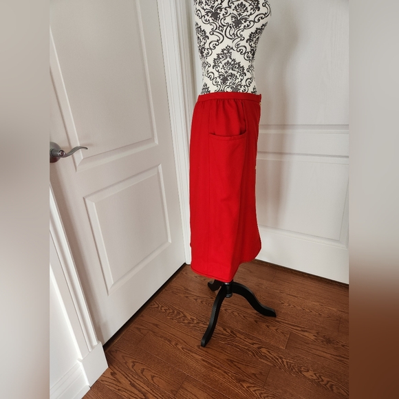 Valentino Boutique Vintage 70th-80th Midi Skirt Size 10 - Picture 3 of 10